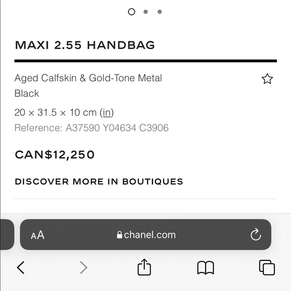 Brand new Chanel 2.55 maxi reissued hand bag - Picture 7 of 8